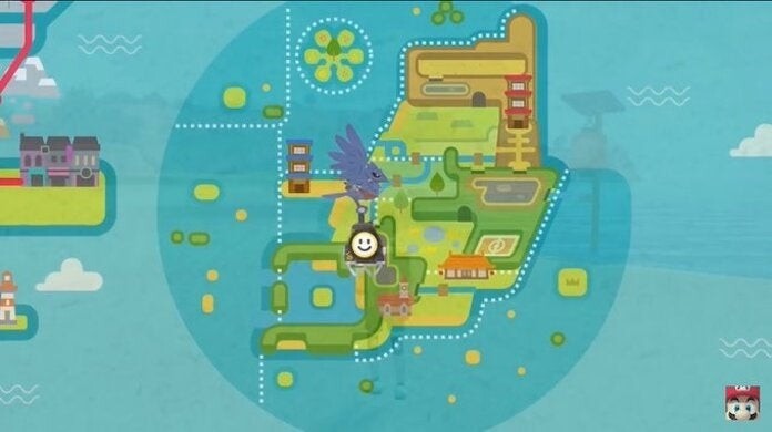 Die Map von Die Insel der Rüstungen aus dem Trailer.