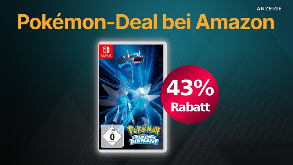 Pokémon Strahlender Diamant für Nintendo Switch gibt es jetzt bei Amazon günstig im Angebot.