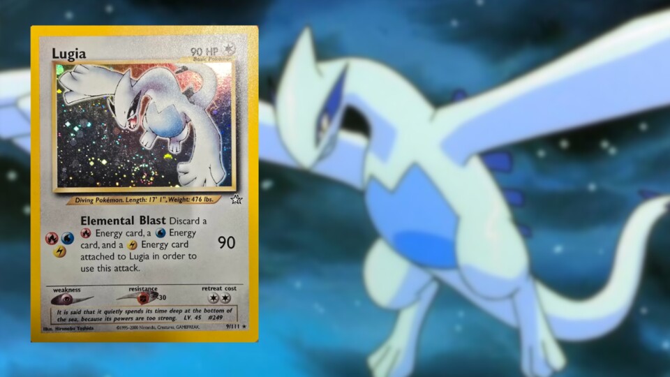 Diese Lugia-Karte ist nach Jahren unverhofft wieder aufgetaucht.