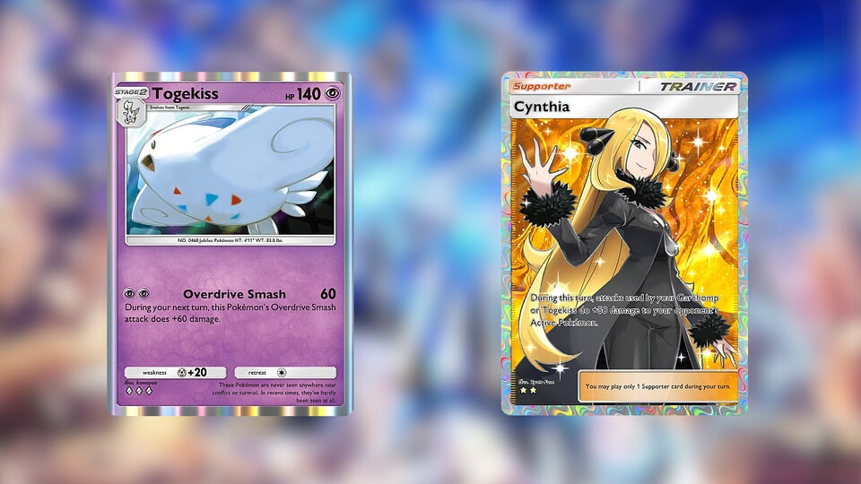 Togekiss und Cynthia haben zusammen eine sehr starke Synergie.