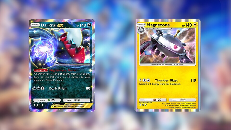 Darkrai ex macht Schaden von der Bank aus, während Magnezone