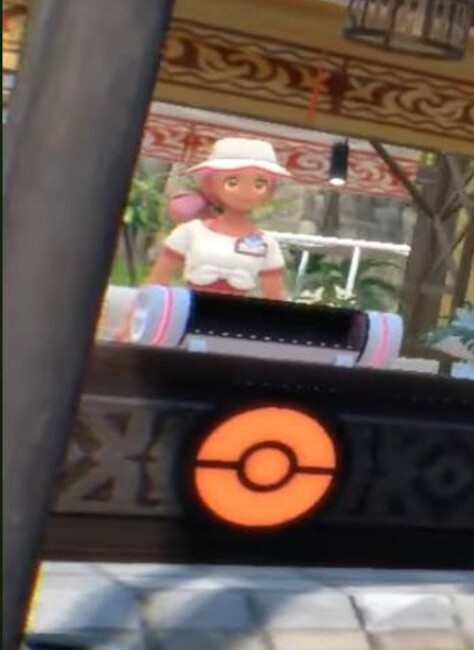 Hier könnt ihr den frischen Look von Schwester Joy in Pokémon Wind und Welle bewundern.