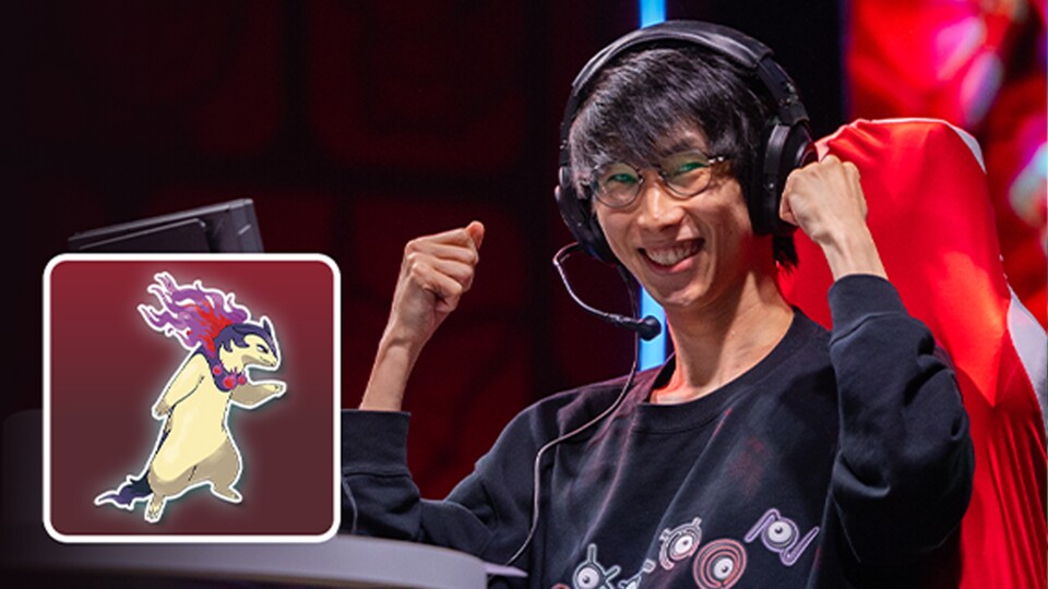 Hier seht ihr den glücklichen Gewinner und sein Hisui-Tornupto (Bild © The Pokémon Company)