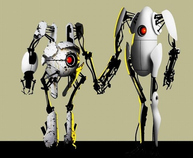 Portal 2: Im Koop-Modus lenken die Spieler rebellische Roboter.