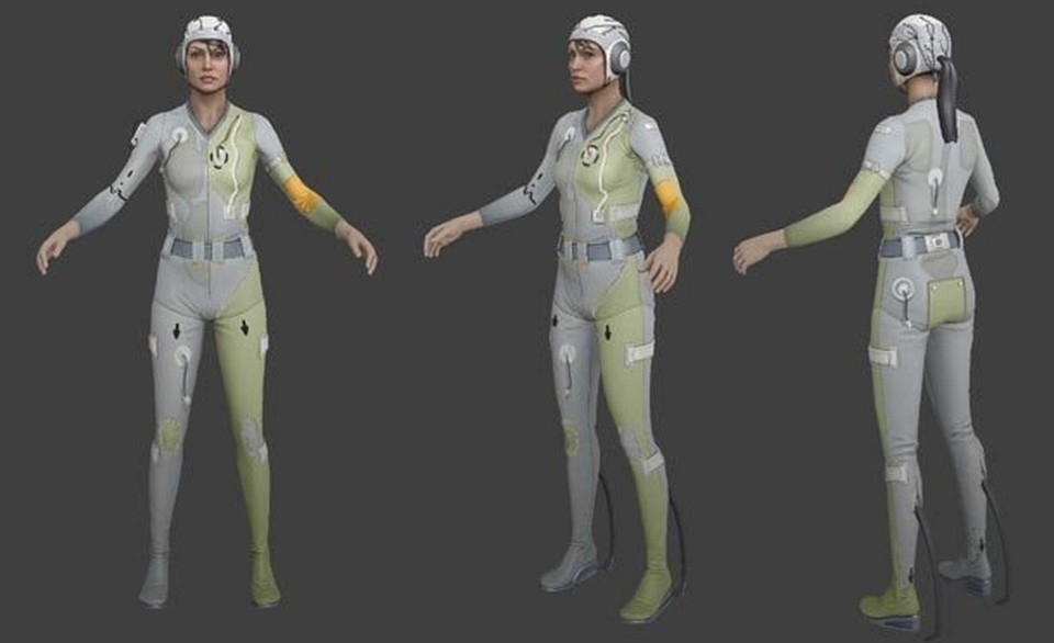 Chell trägt in Portal 2 ein neues Outfit. Die Mütze soll laut Valve an Testpiloten erinnern.