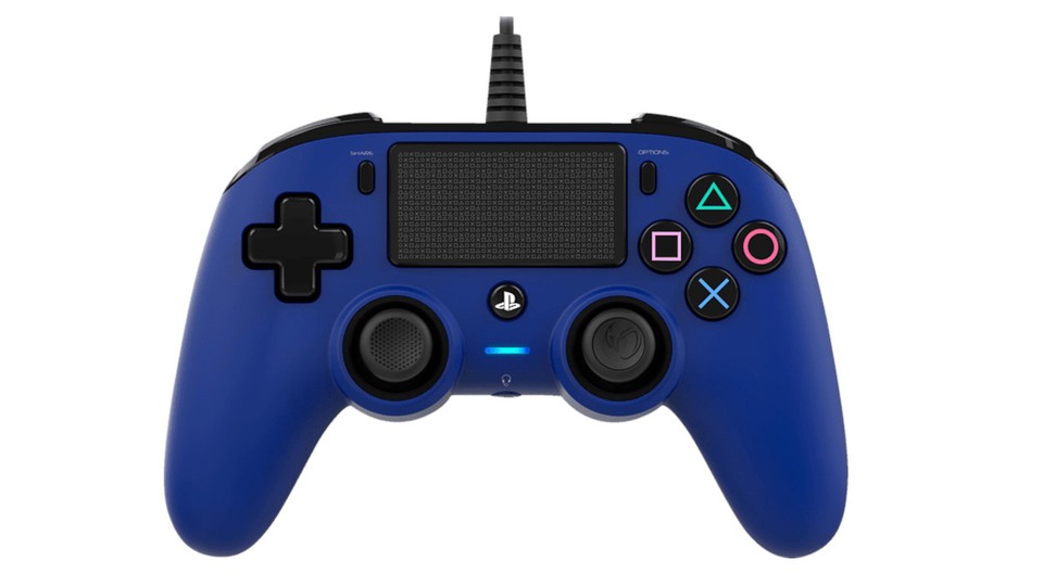 The Nacon Compact PS4 controller (left) is one of the few alternatives to the PS4.