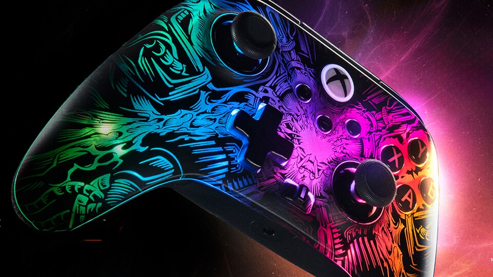 Was soll ich noch sagen: Dieser Controller ist eine Farbpracht sondergleichen.