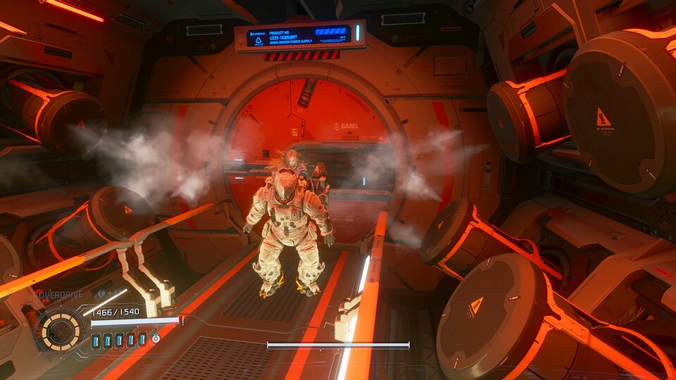 Und täglich grüßt ... die Luftschleuse. Solche kleinen Wartemomente gibt es immer wieder.