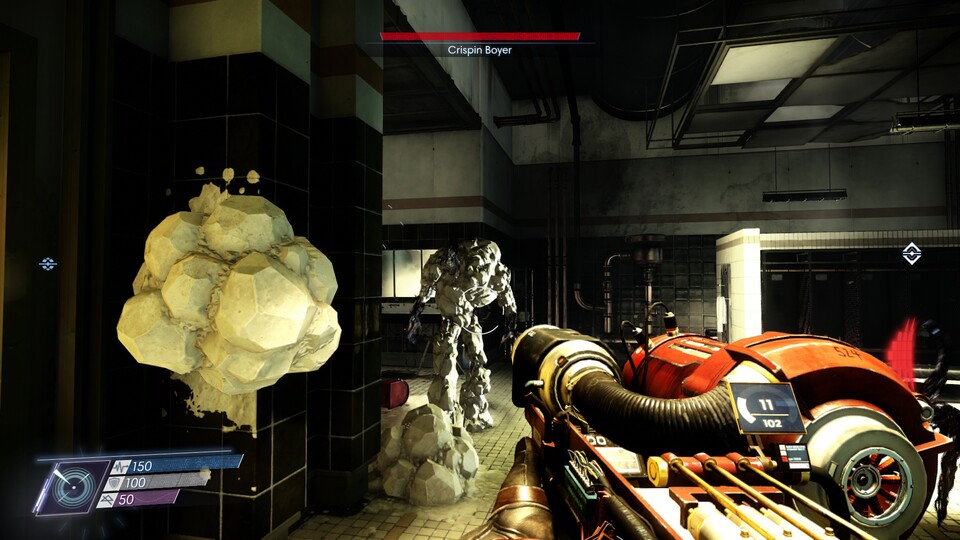 Kreative Waffen wie die Gloo Cannon machen das Gameplay von Prey abwechslungsreich.