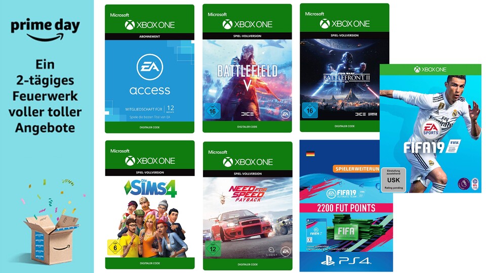 Der Prime Day bringt einige günstige Downloadcodes für EA-Produkte die meisten gibt es aber nur für Xbox One. 