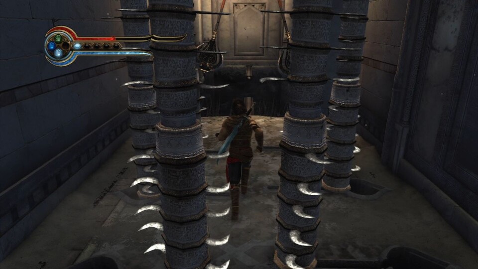 Wie gewohnt ist das Schloss auch bei Prince of Persia: Die vergessene Zeit mit tödlichen Fallen gespickt.