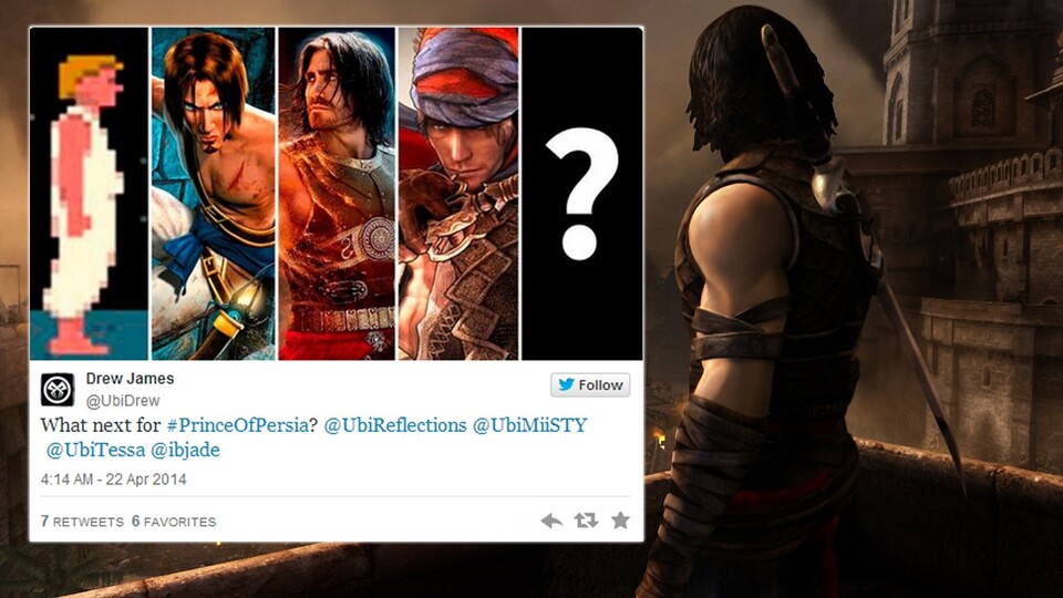 Mit dem Tweet wollte ein Ubisoft-Mitarbeiter offenbar einen neuen Teil von Prince of Persia andeuten.