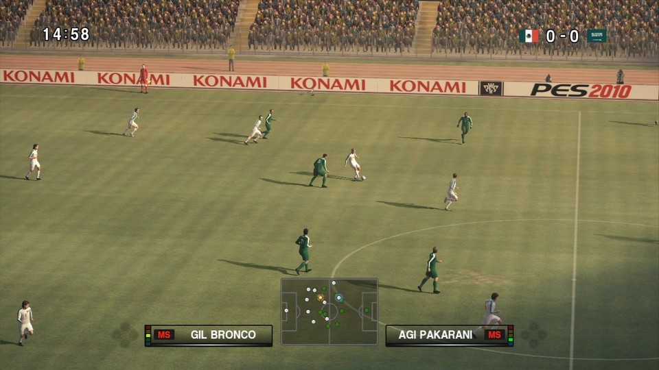 Pro Evolution Soccer 2010: Gerade wenn ihr am Abend spielt, kommt die gute Lichtstimmung voll zum Tragen.