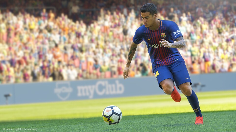 Der FC Barcelona ist eines der 12 Teams, die in der Demo zu Pro Evolution Soccer 2019 vorhanden sind. 