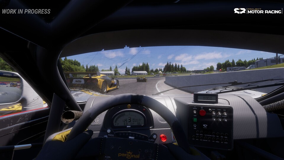 Auch die Cockpitansicht soll in Project Motor Racing detailliert simuliert werden.