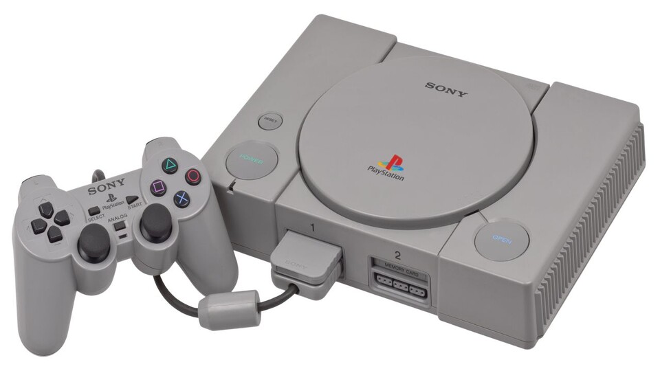 Die erste Playstation in ihrem originalen Glanz.