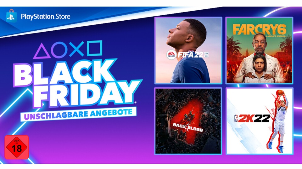 Der PlayStation Store hat heute seinen Black Friday Sale gestartet, mit vielen aktuellen AAA-Spielen für PS4 und PS5.