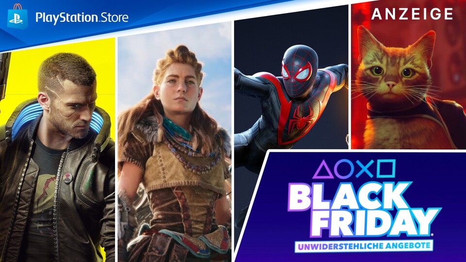 Im PS Store läuft jetzt der große Black Friday Sale mit über 500 Angeboten für PS4 und PS5.