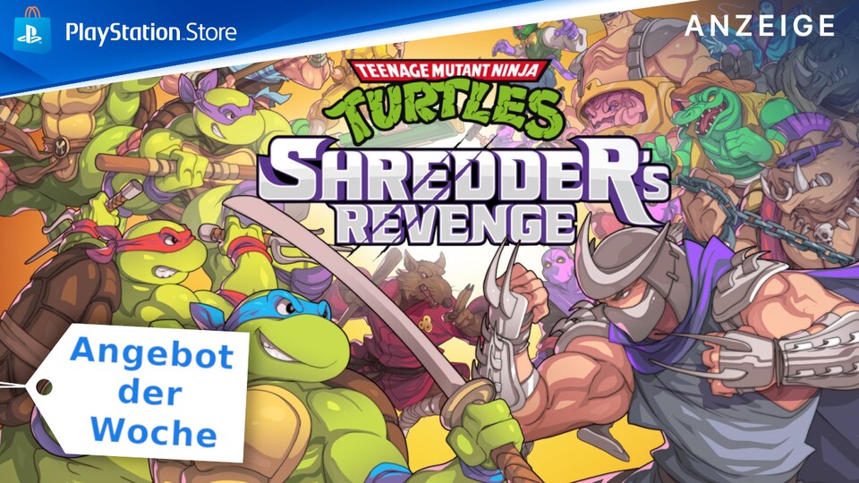 Teenage Mutant Ninja Turtles: Shredder’s Revenge ist das neue Angebot der Woche im PlayStation Store.