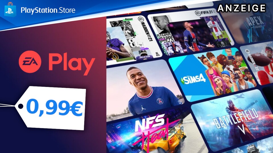Euren ersten Monat EA Play bekommt ihr im PS Store gerade für 99 Cent.