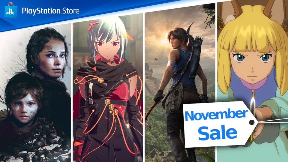 Der PlayStation Store hat heute den großen November-Sale mit Hunderten Angeboten für PS4 + PS5 gestartet.