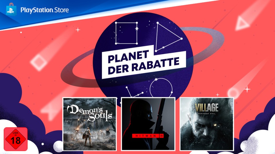 Der PlayStation Store hat einen neuen Sale namens Planet der Rabatte gestartet, in dem ihr viele große PS4- und PS5-Hits günstiger bekommt.