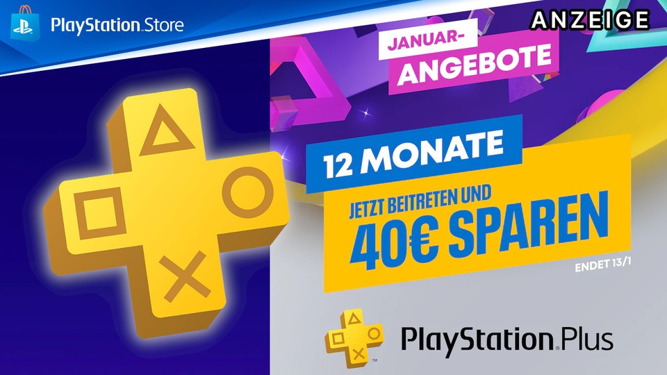 Bis zum 13. Januar gibt es im PlayStation Store 40€ Rabatt aufs Jahresabo von PS Plus Extra und Premium.
