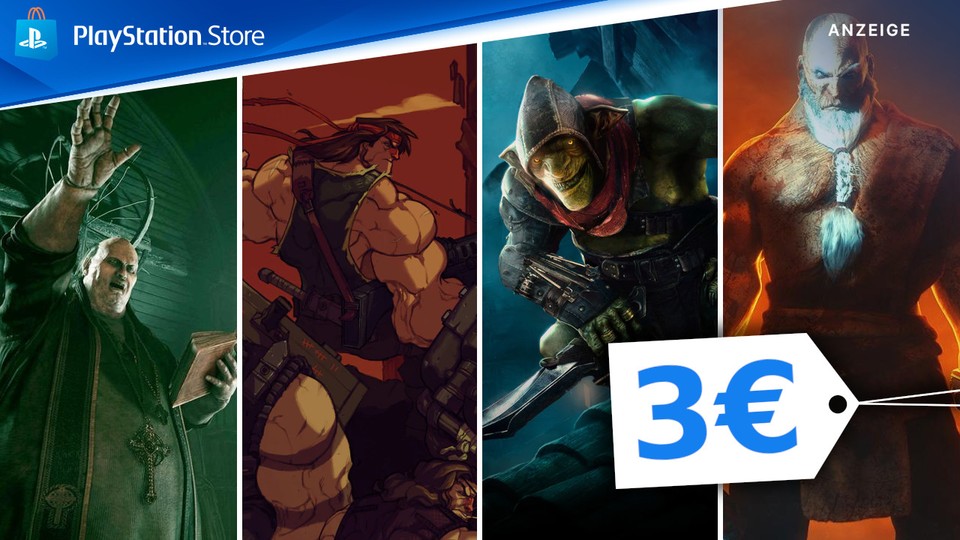 In the PlayStation Store you can still get good games for PS4 + PS5 for less than three euros.