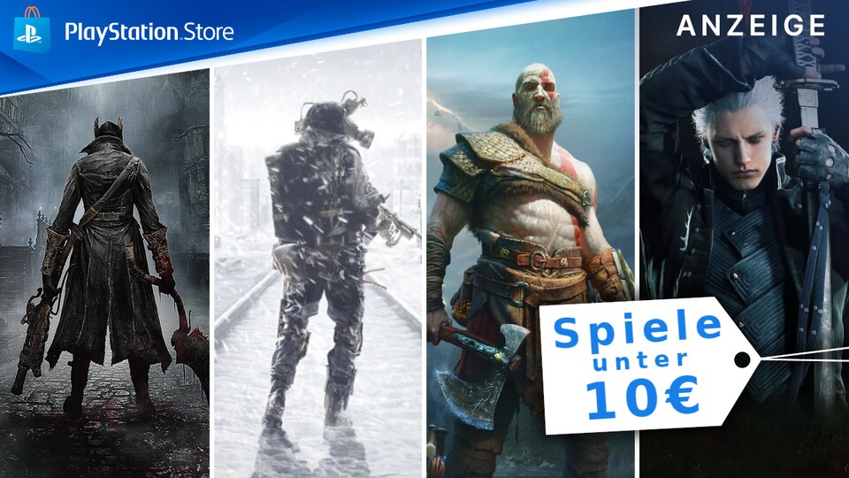 In den Januar-Angeboten des PlayStation Store gibt es jetzt eine Menge große PS4-Spiele für unter 10€.