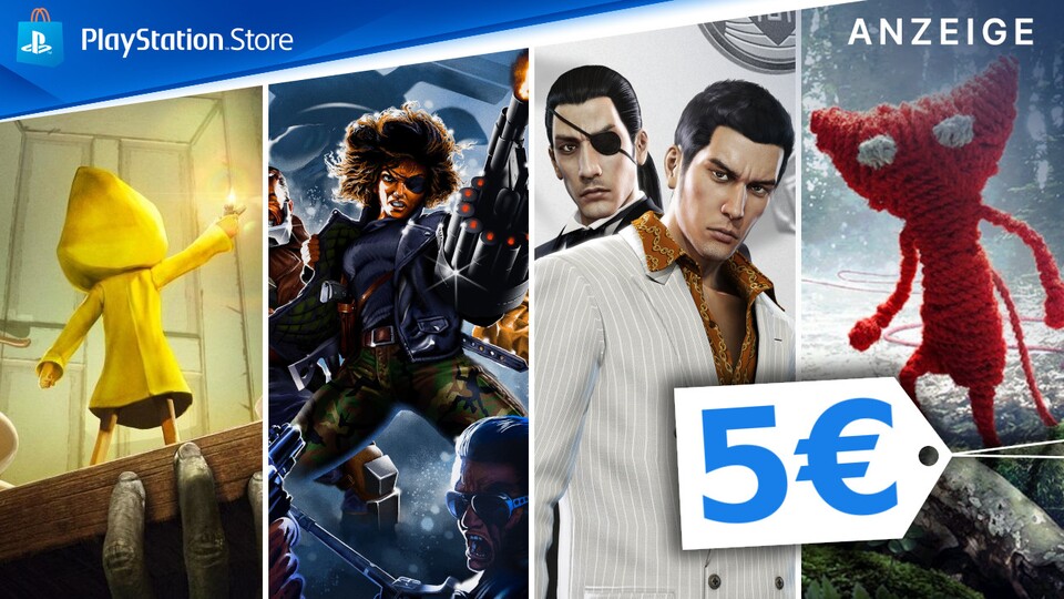 Durch den Black Friday und einen weiteren Sale gibt es im PlayStation Store gerade viele Spiele für unter 5€.
