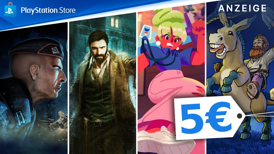 In den Januar-Angeboten des PlayStation Store findet ihr auch für unter 5€ noch so einige PS4- und PS5-Spiele.