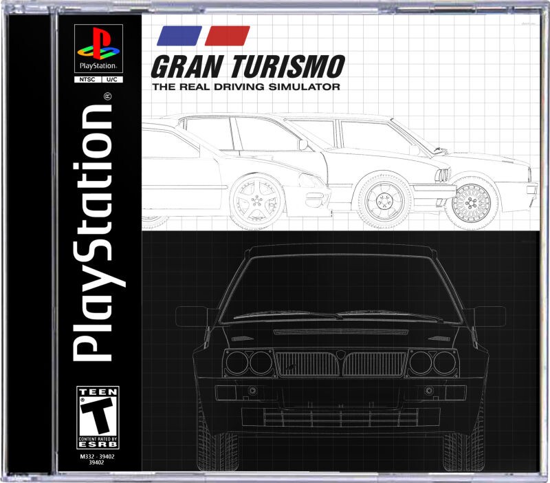 PS1-Klassiker mit neuem Jewel Case-Cover von Ben Nicholas: Gran Turismo