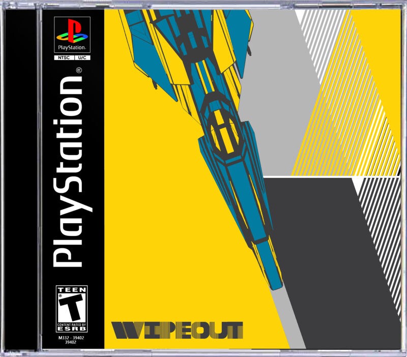 PS1-Klassiker mit neuem Jewel Case-Cover von Ben Nicholas: WipEout