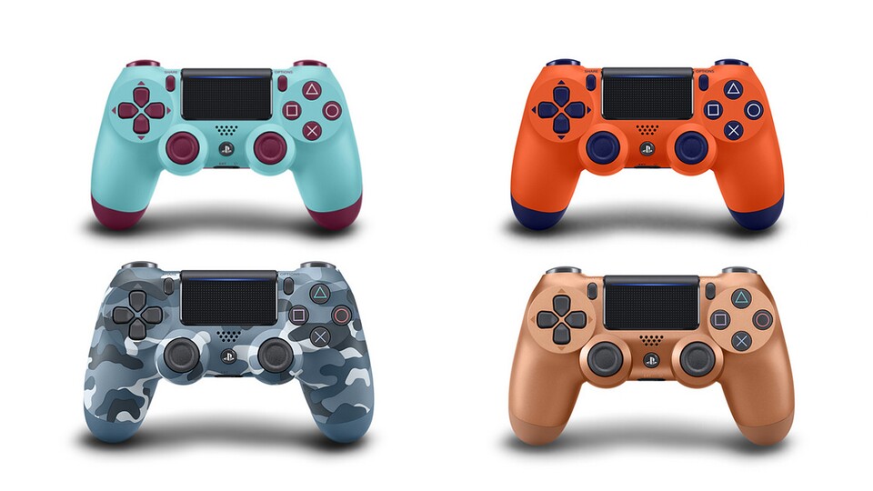 PS4 - Neue Controller: Sony stellt vier DualShock 4-Farben vor