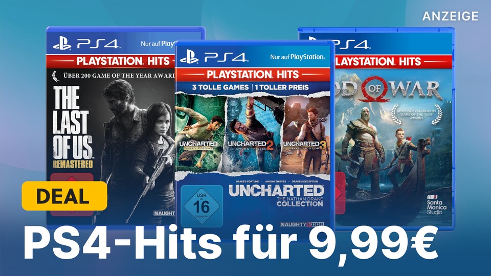 Bei MediaMarkt gibts jetzt einige der besten PS4-Spiele für nur 9,99€.