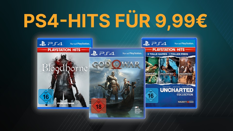 Sowohl bei MediaMarkt als auch bei Saturn bekommt ihr jetzt große PS4-Hits für nur 9,99€.