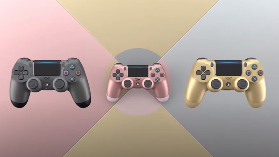 Hier seht ihr einige neue Farben des PS4 DualShock 4.