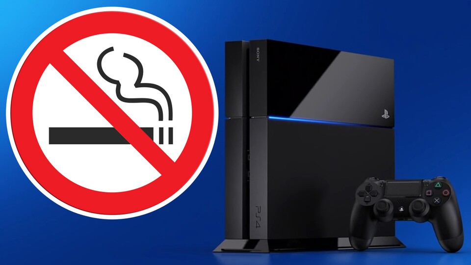 Aus gutem Grund sollte man nicht neben einer laufenden PS4 rauchen.