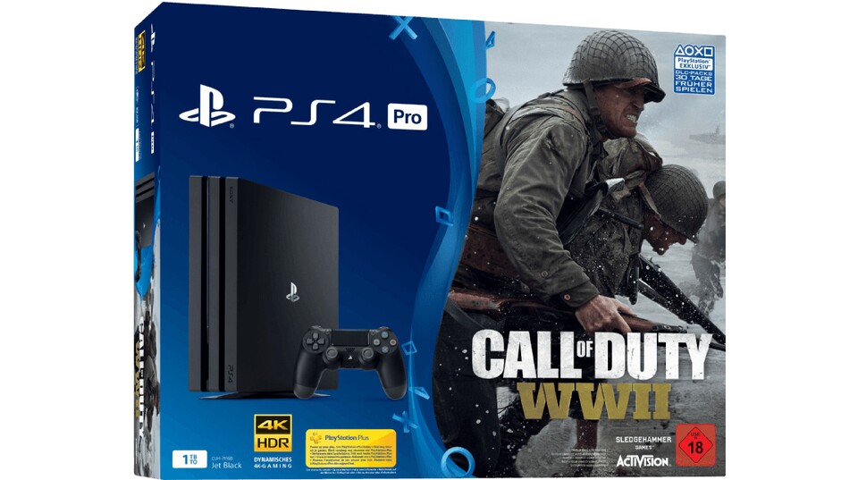 PS4 Pro Bundle mit Call of Duty für 377 Euro.