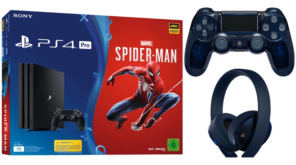 Schnappt euch die PS4 Pro im Bundle mit Spider-Man zum Bestpreis.