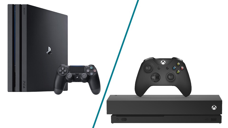 Die PS4 Pro bietet das beste PlayStation-Spieleerlebnis. Die Xbox One X dagegen ist die leistungsstärkste Konsole.