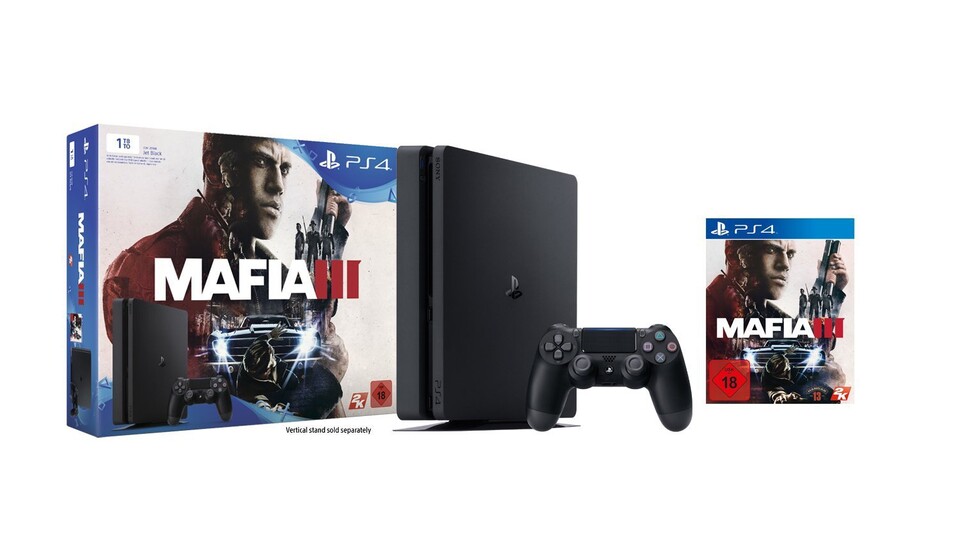 Die PS4 Slim 1 TB + Mafia 3 im Blitzangebot.