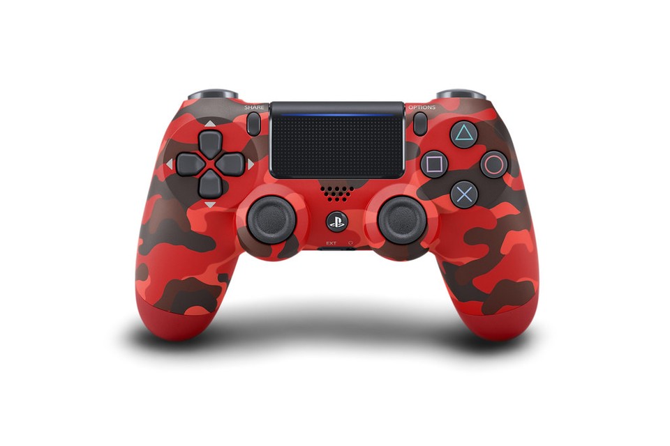 Dualshock in Red Camouflage
