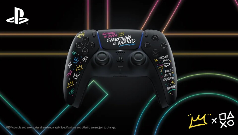 Der PS5-Controller im Design des NBA-Stars LeBron James.