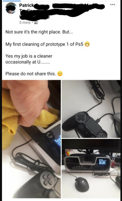 Das geleakte PS5-Devkit.