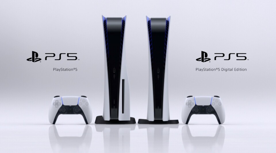Die PS5 ist schlank, weiß und gibt es in zwei Versionen.