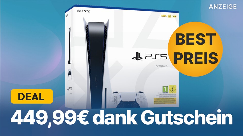 Einzeln könnt ihr die PS5 Disc Edition gerade schon ab 449,99€ im Angebot bekommen.