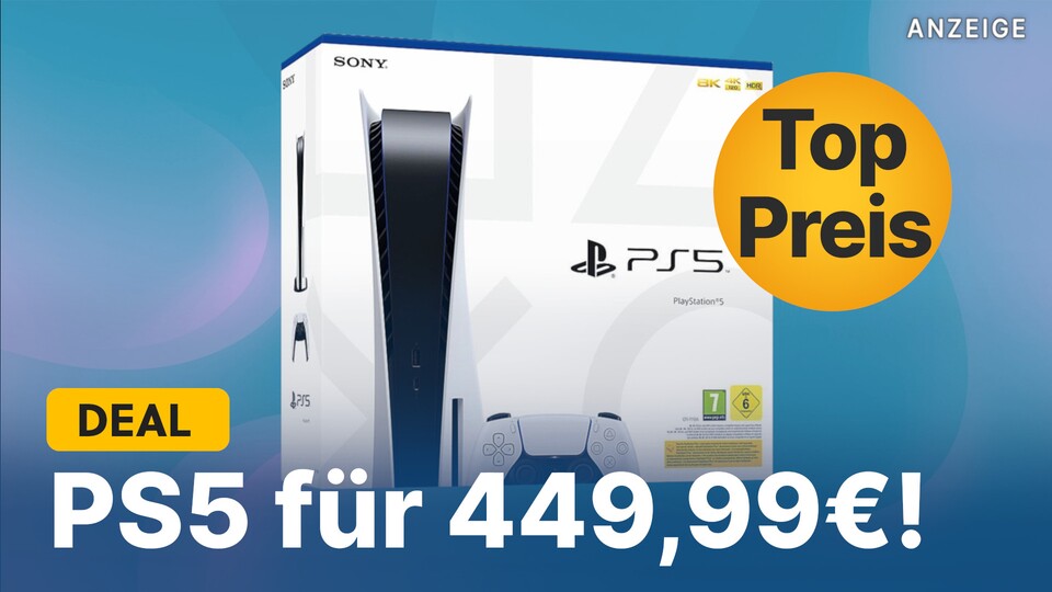 Auch Hardware könnt ihr durch die PlayStation Mega Deals günstig bekommen, beispielsweise die PS5 selbst in der Disc Edition.
