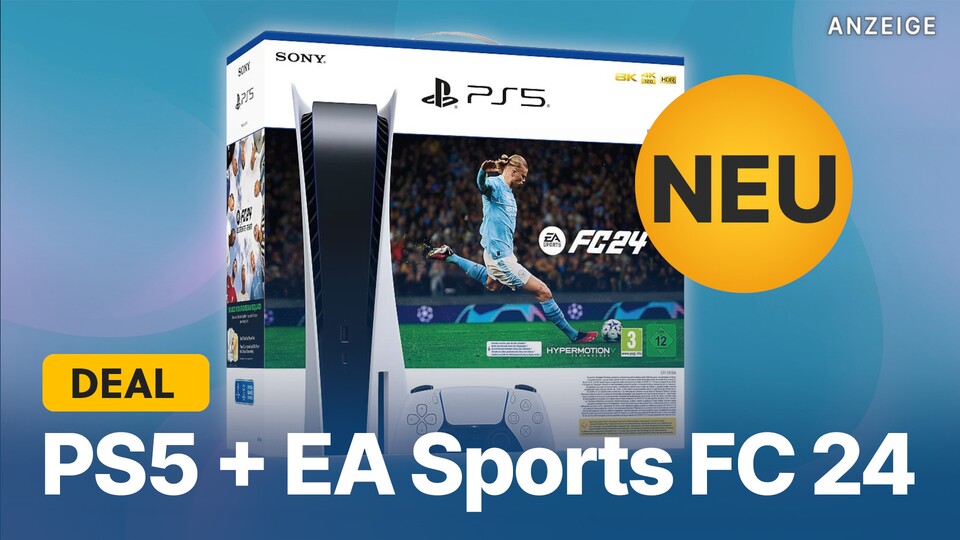 Das neue PS5-Bundle mit EA Sports FC 24 gibts schon vor dem Release zum Schnäppchenpreis.