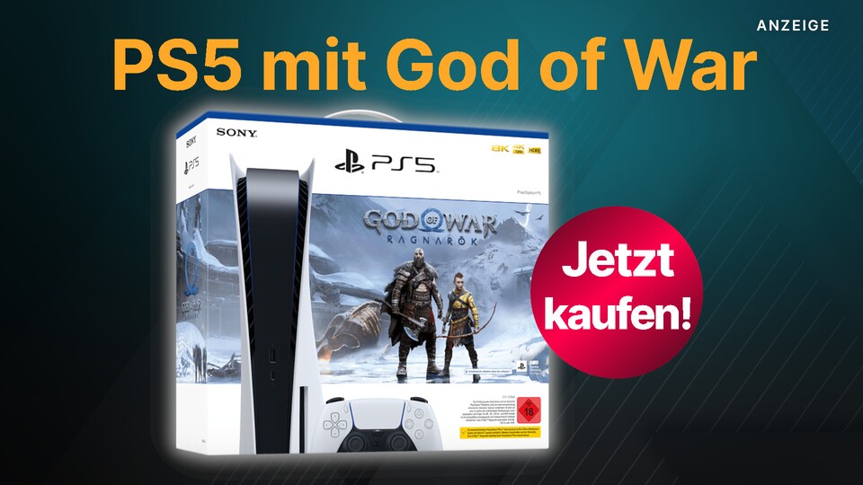 Bei Amazon ist jetzt die PS5 im Bundle mit God of War Ragnarök bestellbar.